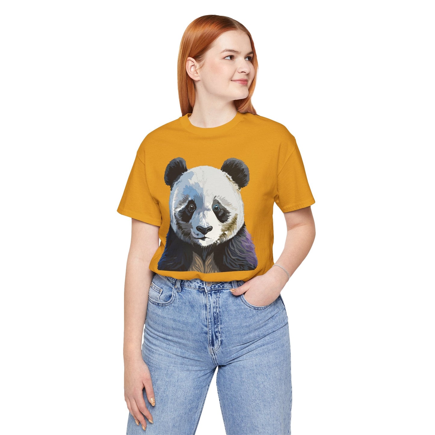 Unisex Animal Graphic Art Tee Shirt Softstyle Cotton Gildan 64000 Wild Animals Design