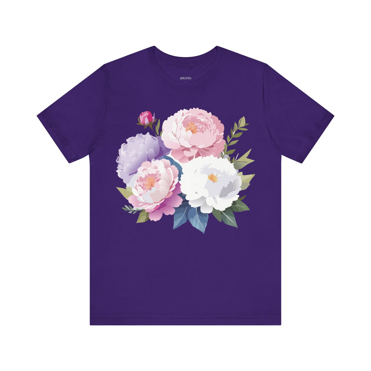 Floral Graphic Tee Shirt - Bella+Canvas Unisex 100 Cotton 36