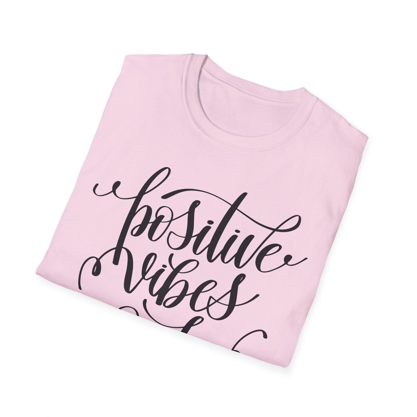 Positive Slogan T Shirts With Positive Words Unisex Short Sleeve Tee Gildan Softstyle 64000 Ring Spun Cotton