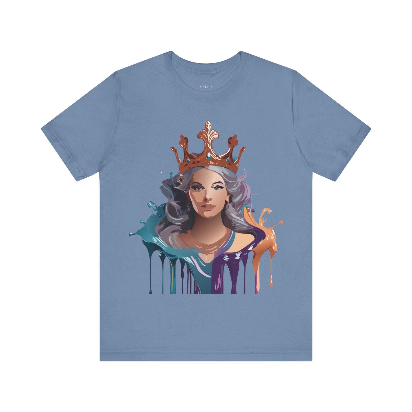 Queen Graphic Tee By Adelpha Art Design Unisex Short Sleeve Vintage Inspired Shirt