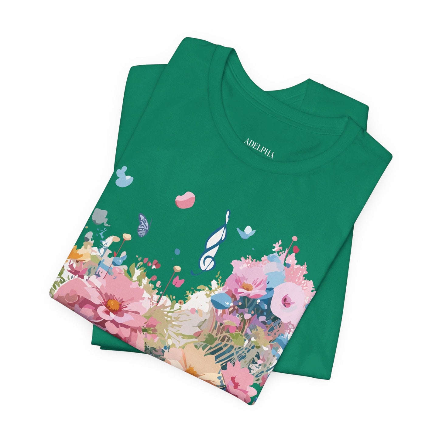 Music Graphic T Shirt Unisex Short Sleeve Jersey Tee Adelpha Vintage Inspired Art