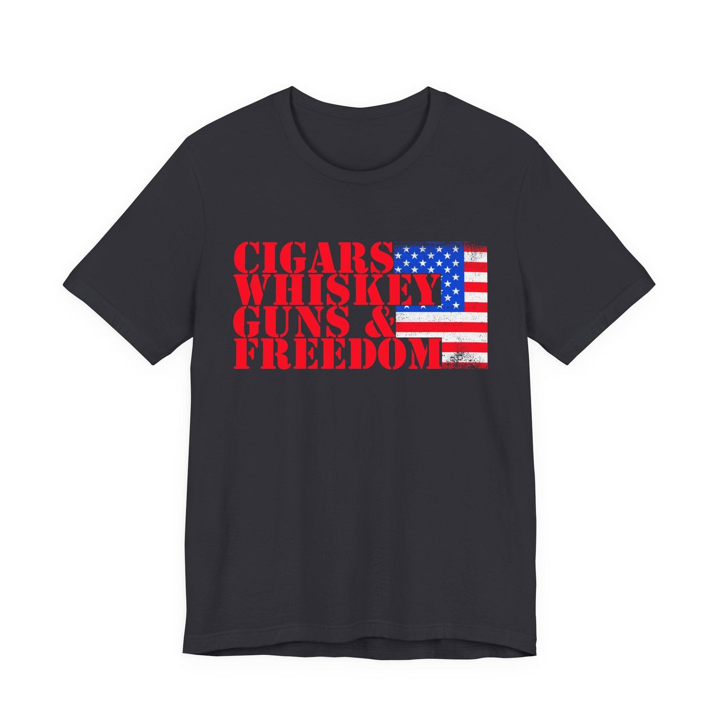 American Flag Graphic Unisex Cotton T-Shirt a2