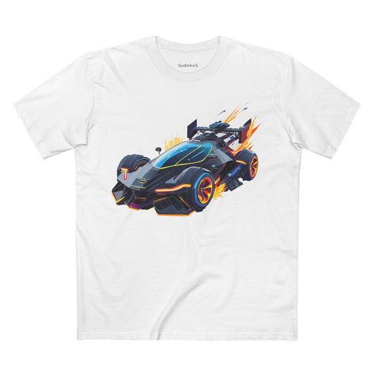 Car Graphic Unisex 100 Cotton Staple Tee 12