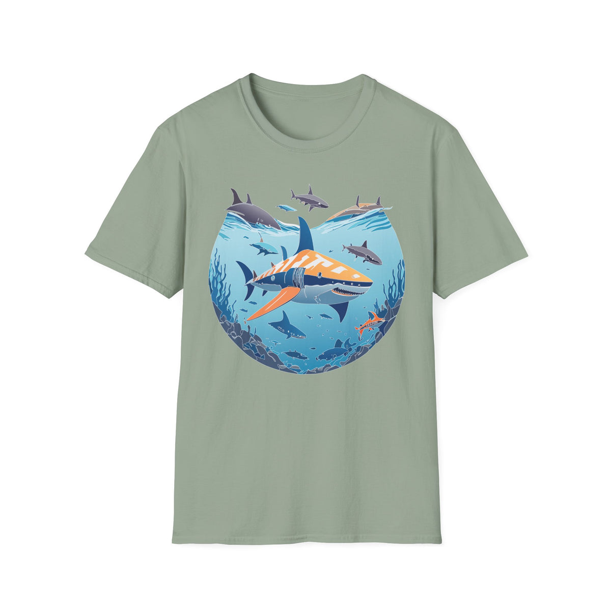 Ocean U boat Graphic Tee Gildan Unisex 100 Cotton Tee Shirt c30