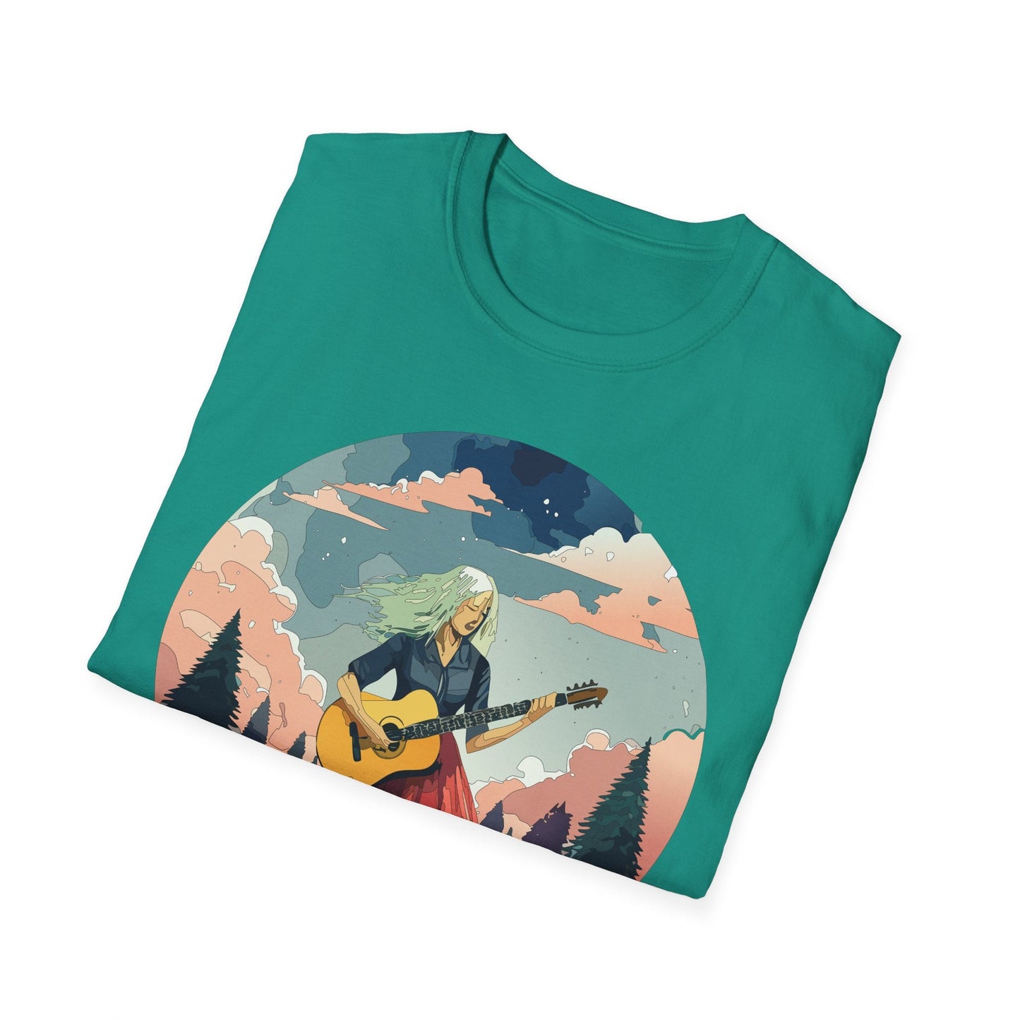 Womens Graphic T Shirt Art Design Ladies Tee Softstyle Gildan 64000 100 Percent Cotton