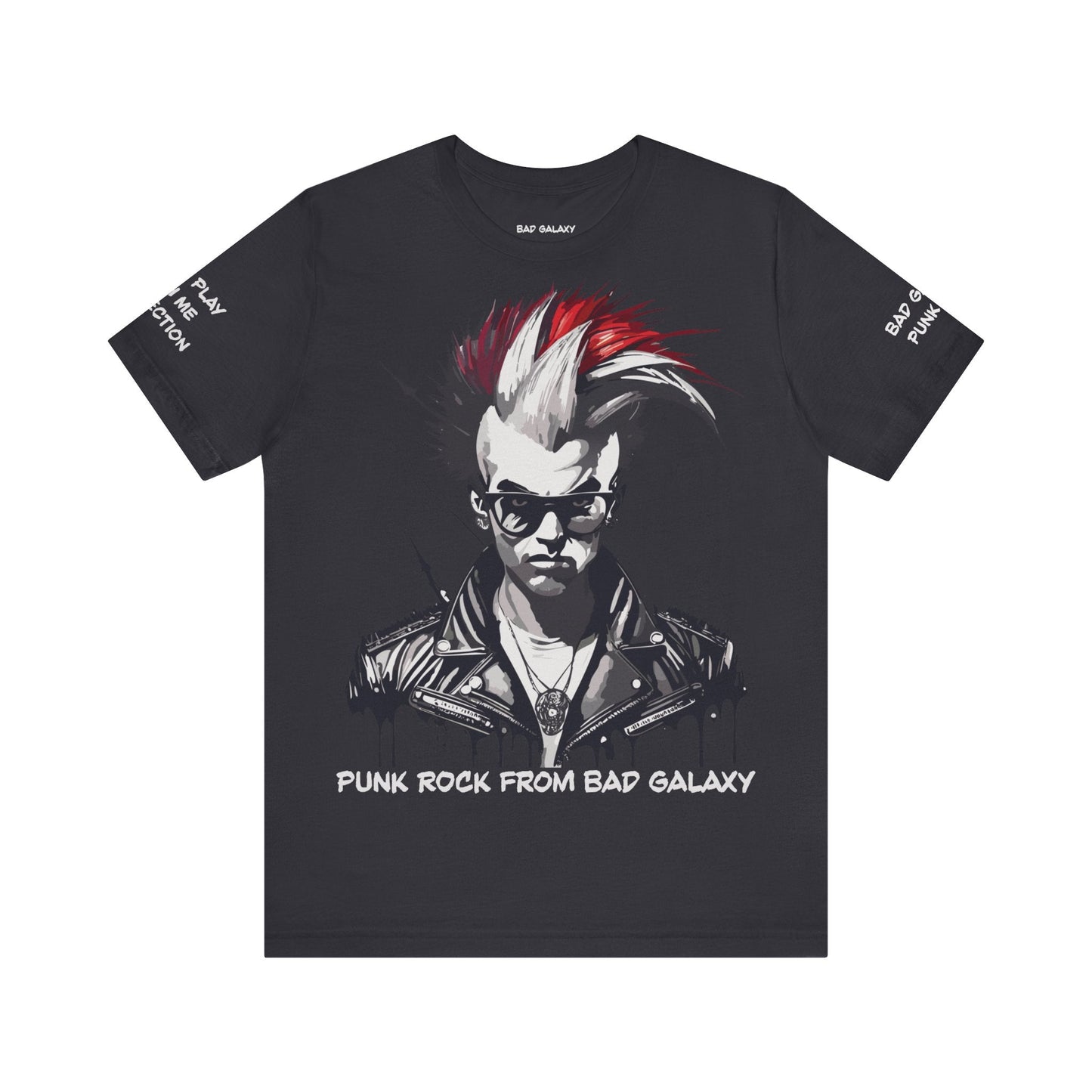 Punk Rock Tee Shirt Made In USA 100 Percent Cotton Eco Friendly Inks Durable Stitching
