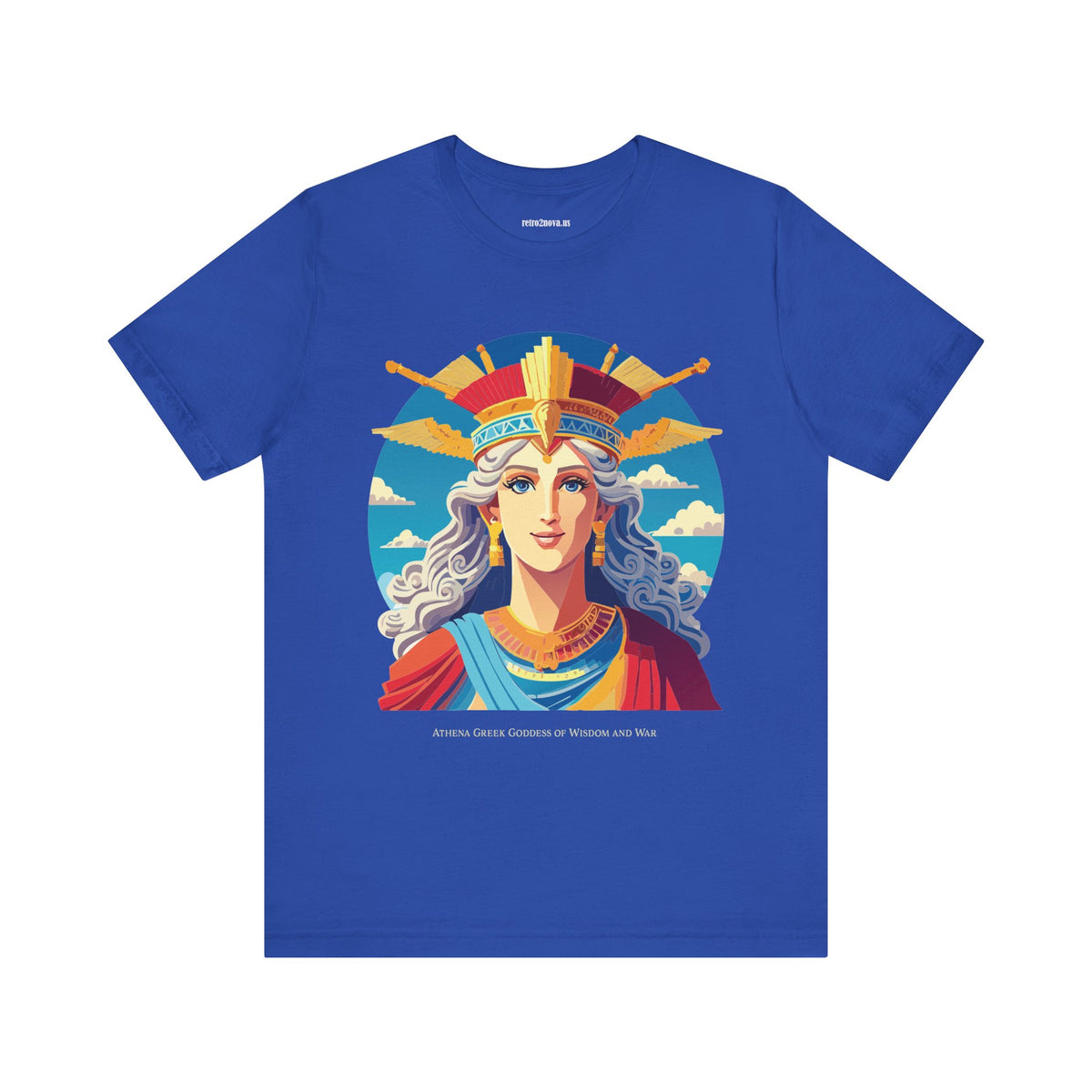 Goddess Graphic Unisex Cotton Bella+Canvas Tee with Athena