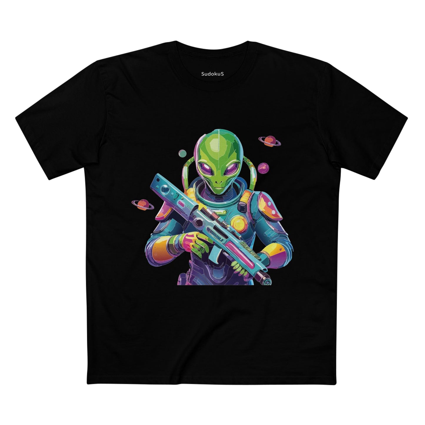 Aliens Graphic Unisex 100 Cotton Staple Tee 58