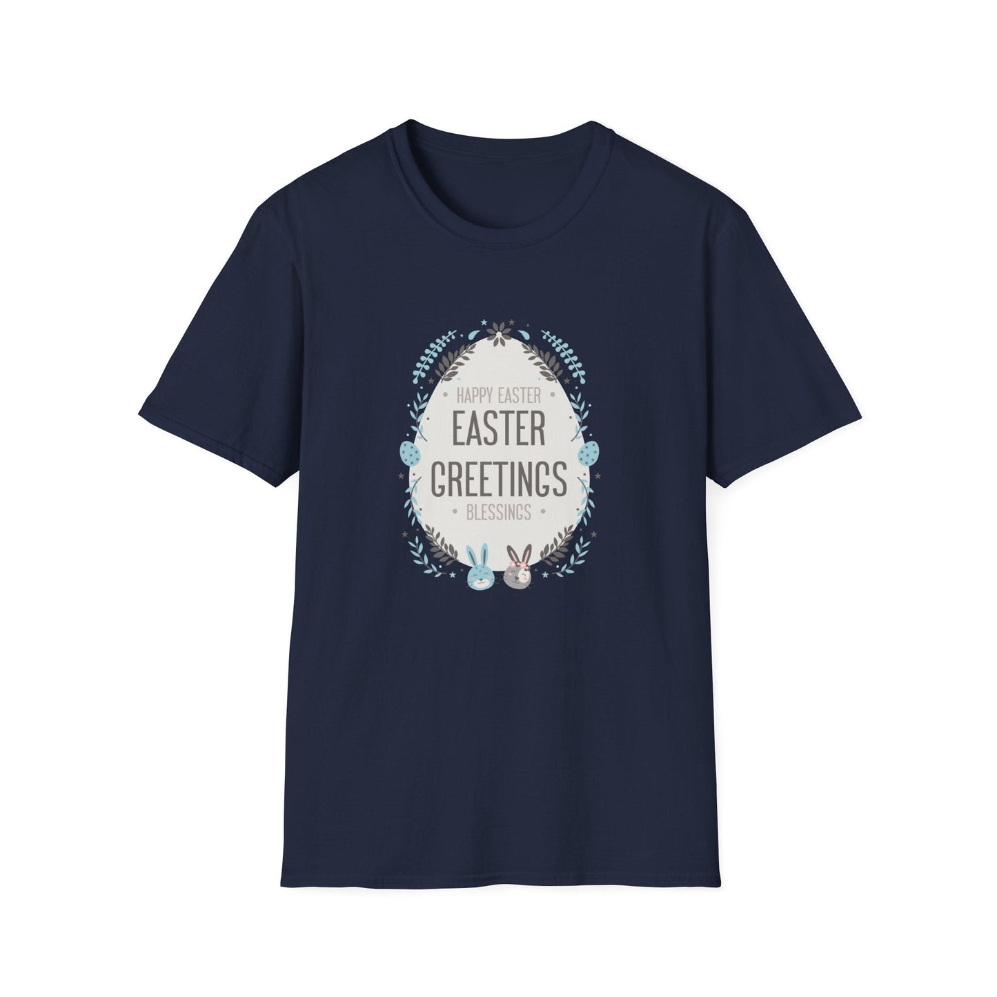 Gildan Easter Unisex Softstyle 64000 T Shirt With Easter Print Design Short Sleeve Tee Edition