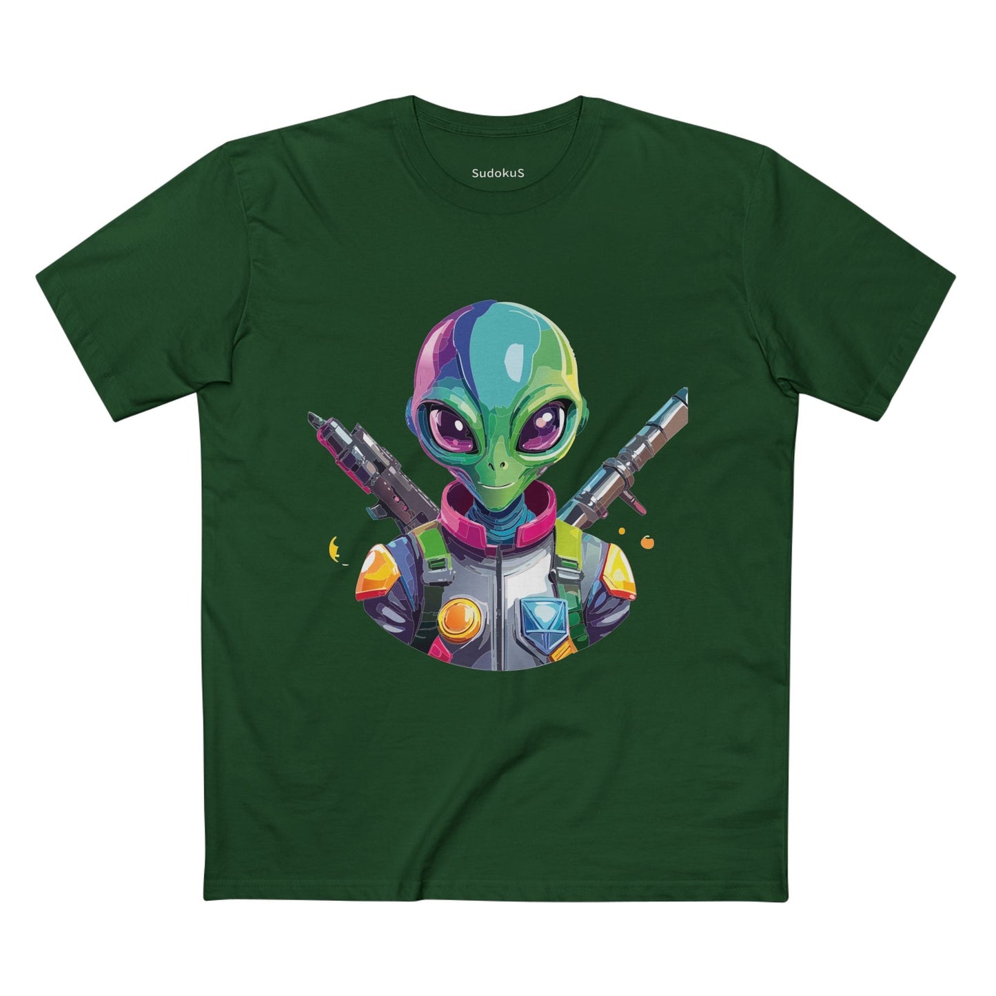 Aliens Graphic Unisex 100 Cotton Staple Tee 57