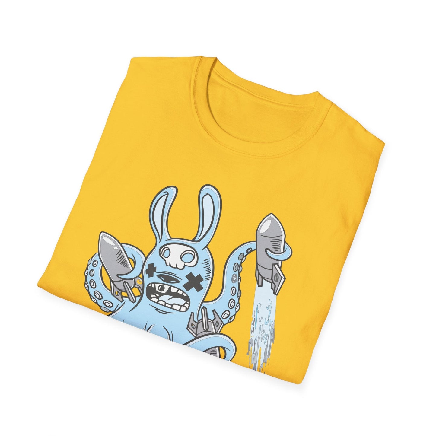 Cartoon T Shirt Unisex Animation Tee Funny Art Design Gildan Softstyle 64000 Premium Cotton