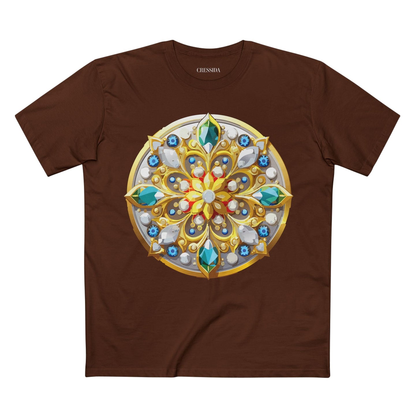 Medallion Graphic T-Shirt Unisex 100 Cotton With Gold Art Design Medal Tee 2