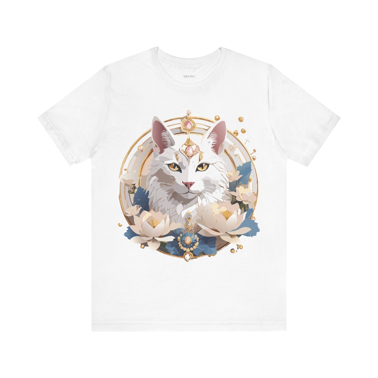 Medallion Shirt Graphic Tee Unisex Short Sleeve Art Print Adelpha Vintage Inspired