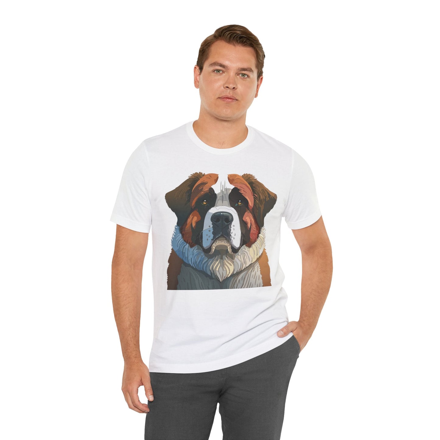 Unisex Animal Shirt Art Design Tee With Wild Animals Print Casual Comfort Wear Everyday Style