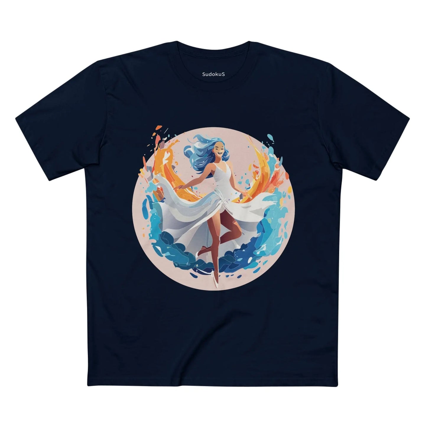 Dancer Graphic Unisex 100 Cotton Staple Tee 1