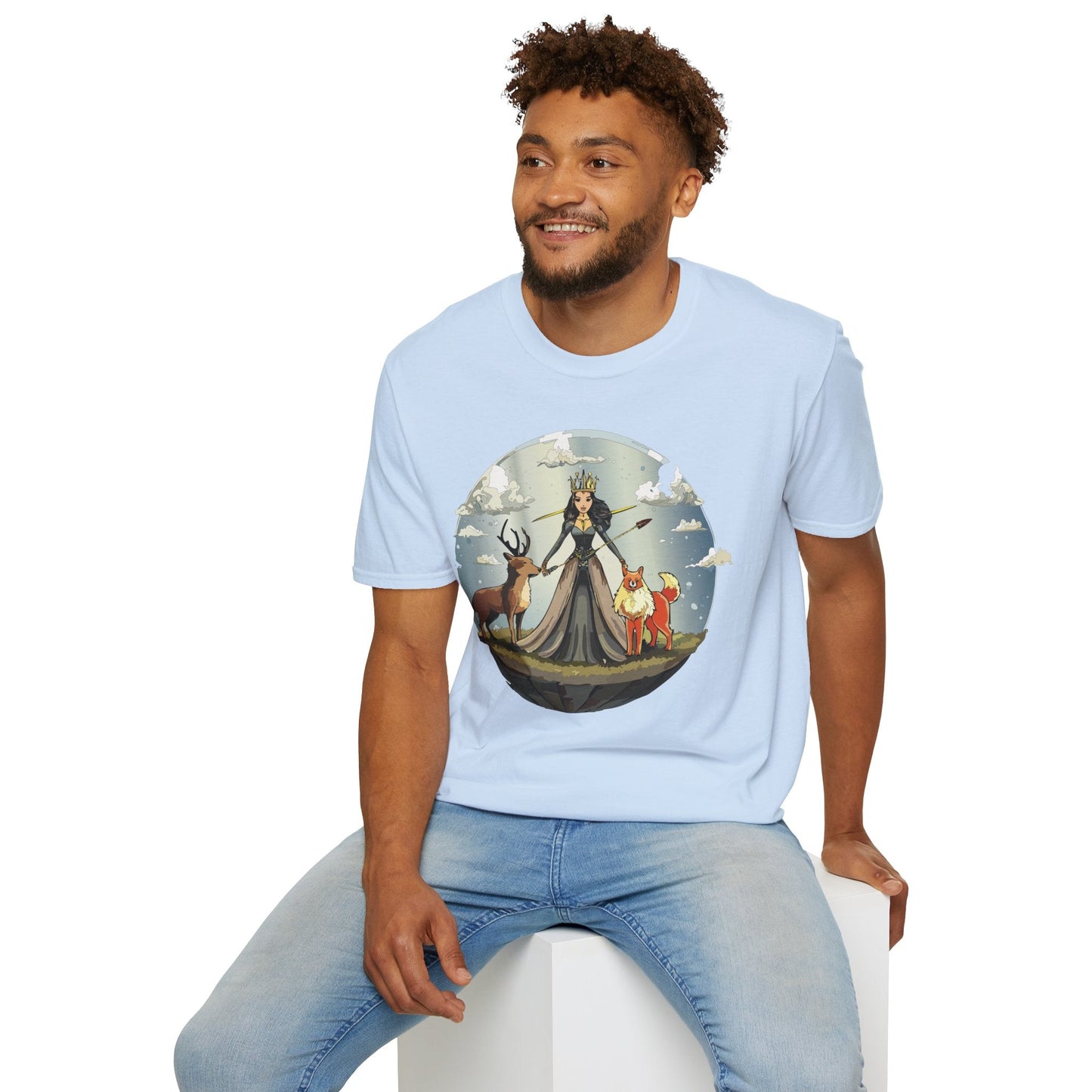 Womens Graphic T Shirt Art Design Tee Softstyle Gildan 64000 Cotton Comfort Fit Casual Wear