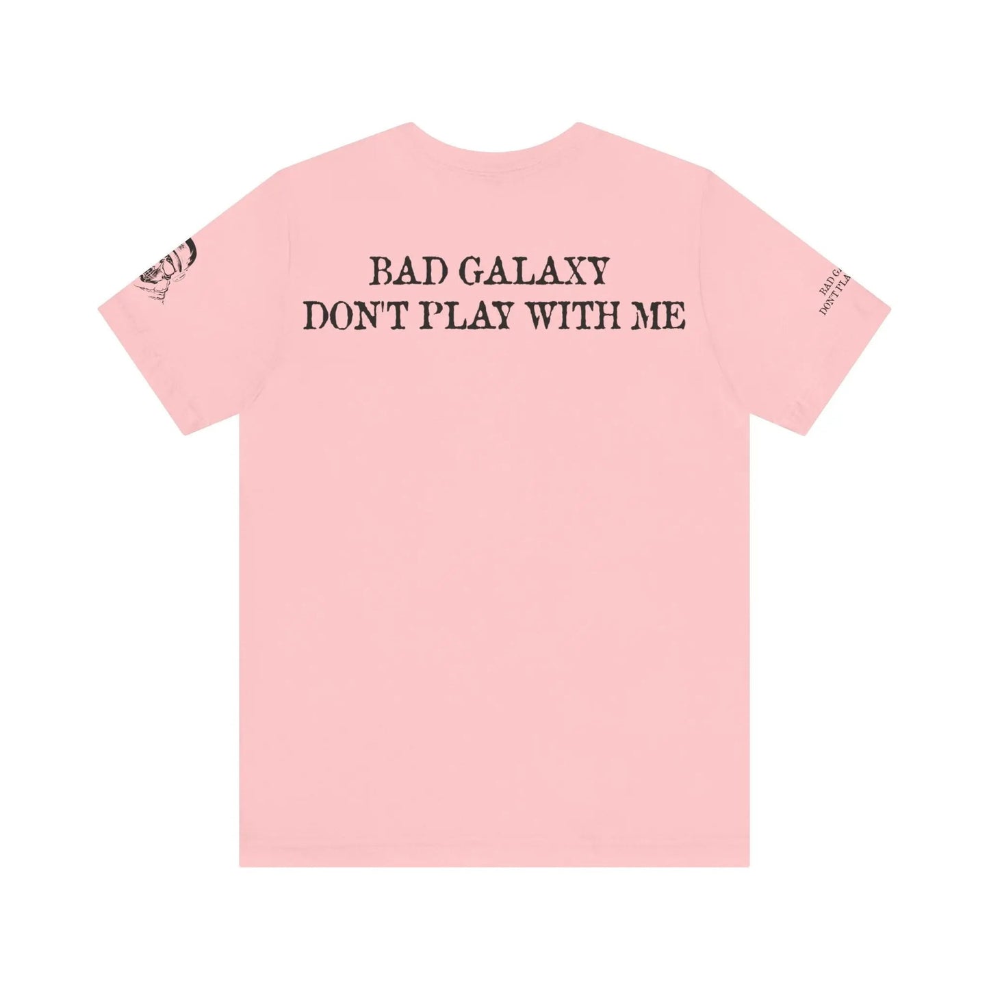 Bad Galaxy Skull T Shirt Made To Order 100 Percent Cotton USA Printed Tee With Eco Friendly Inks