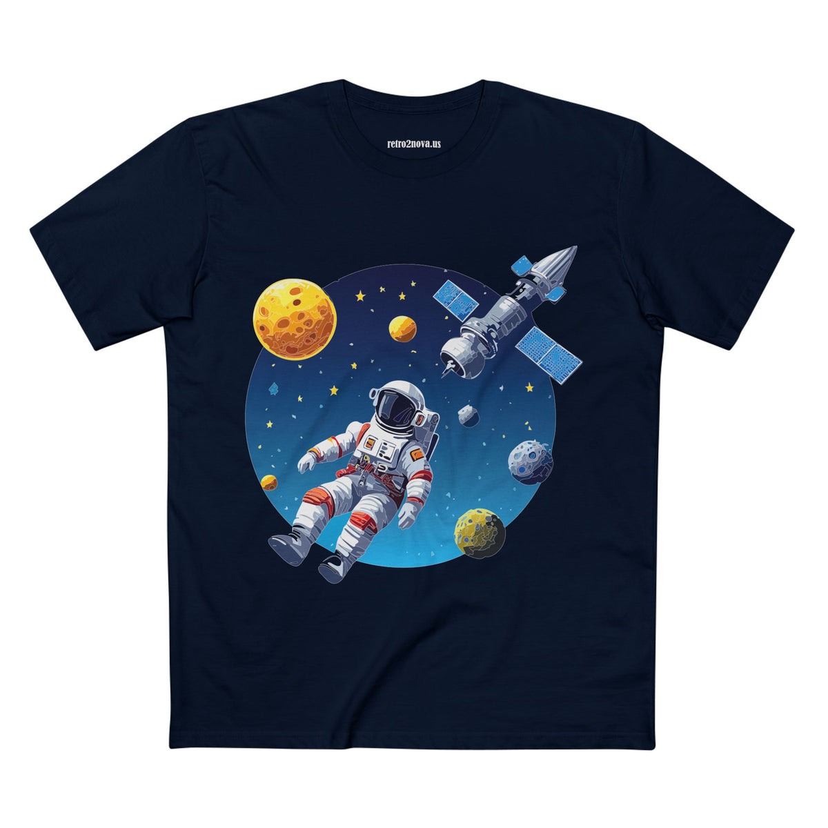 Cosmos Astronaut Graphic Tee Staple Unisex 100 Cotton Tee Shirt - CS-22