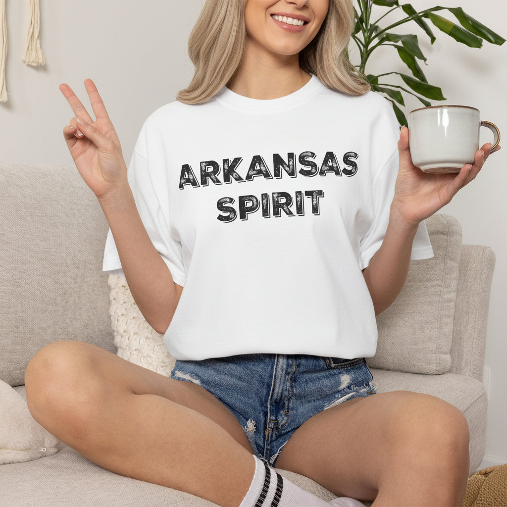 Arkansas Spirit Graphic Unisex 100 Cotton T-Shirt c5