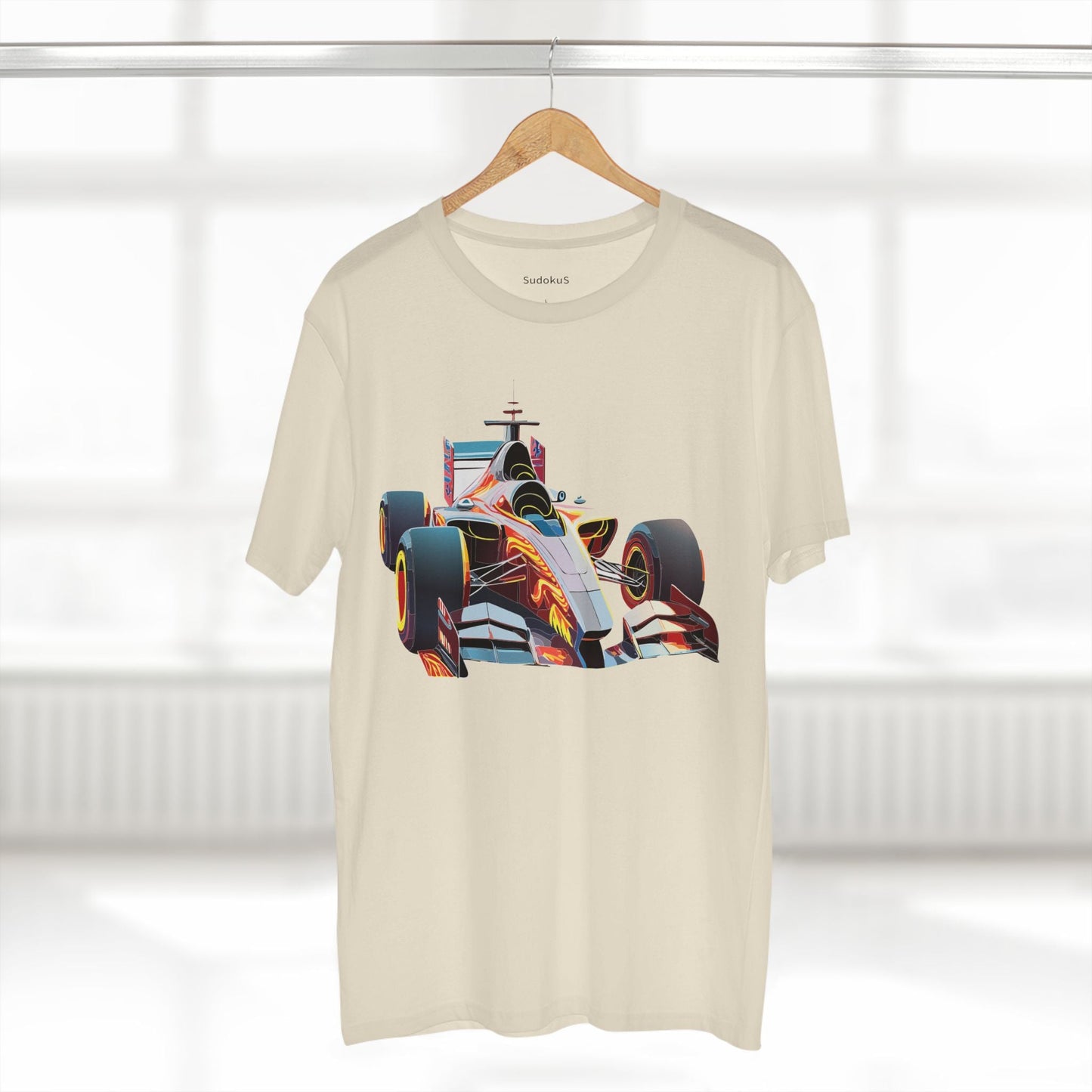 Car Graphic Unisex 100 Cotton Staple Tee 6