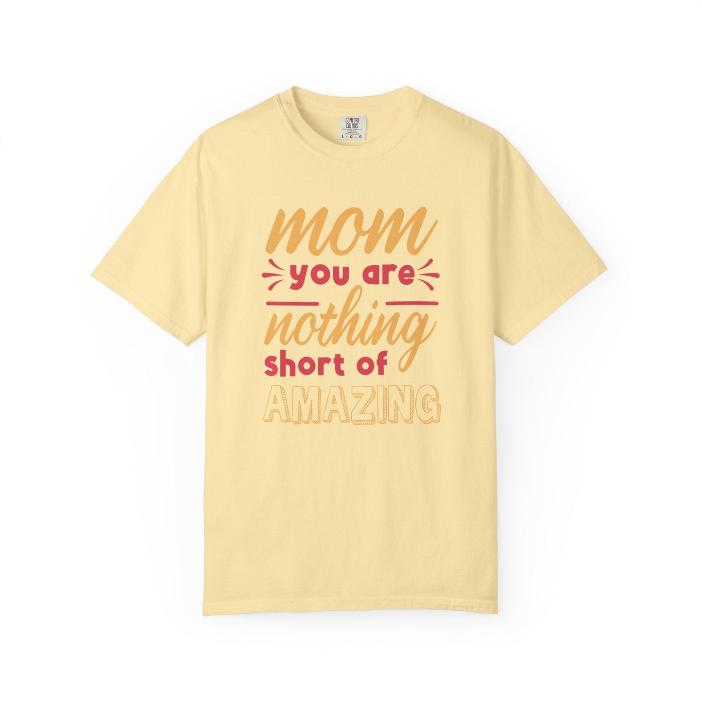 Mom T-shirt Mother's Day Mama Tee Unisex Comfort Colors Garment-Dyed Cotton h21