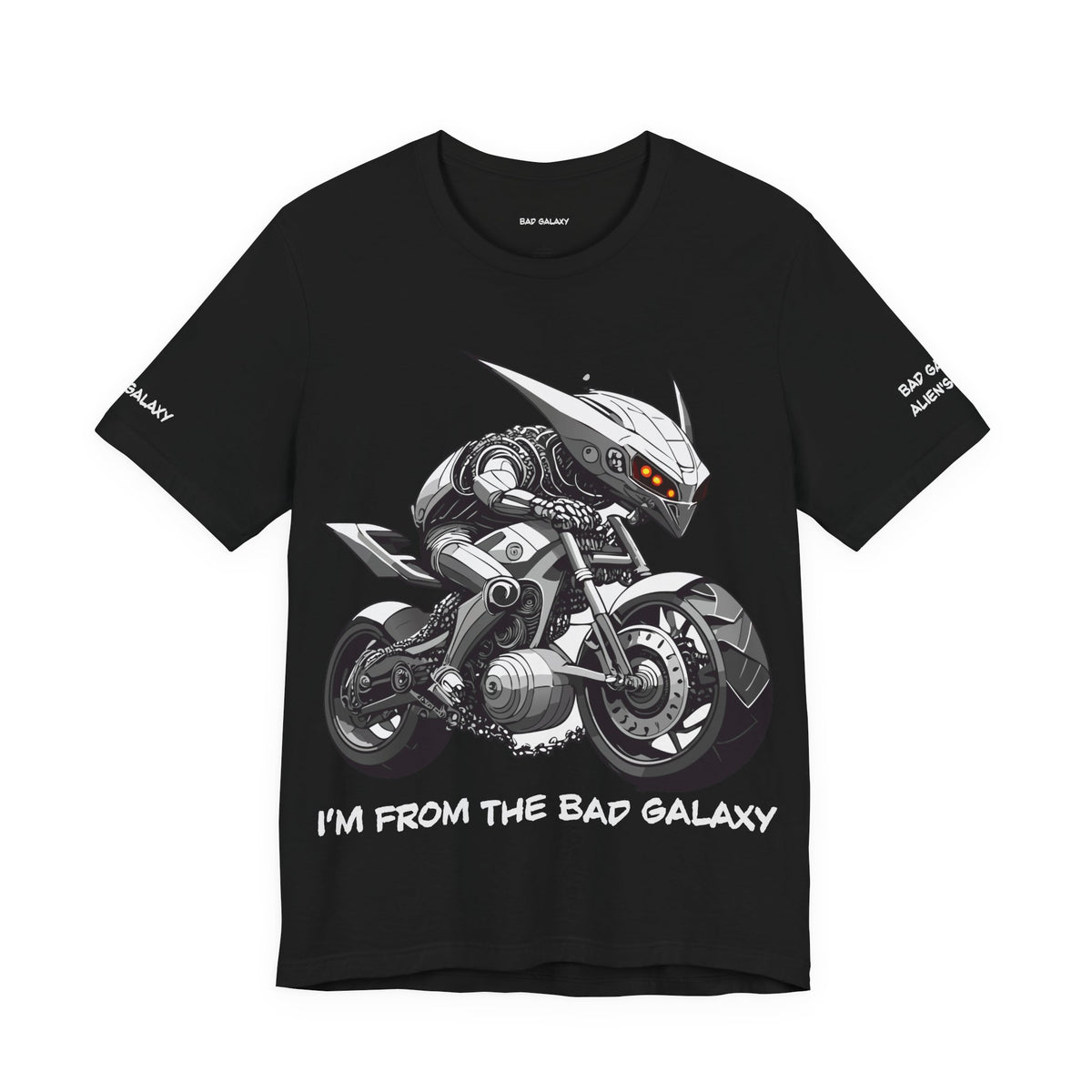 Alien Graphic Unisex Cotton Bella+Canvas Tee with Art Design b81