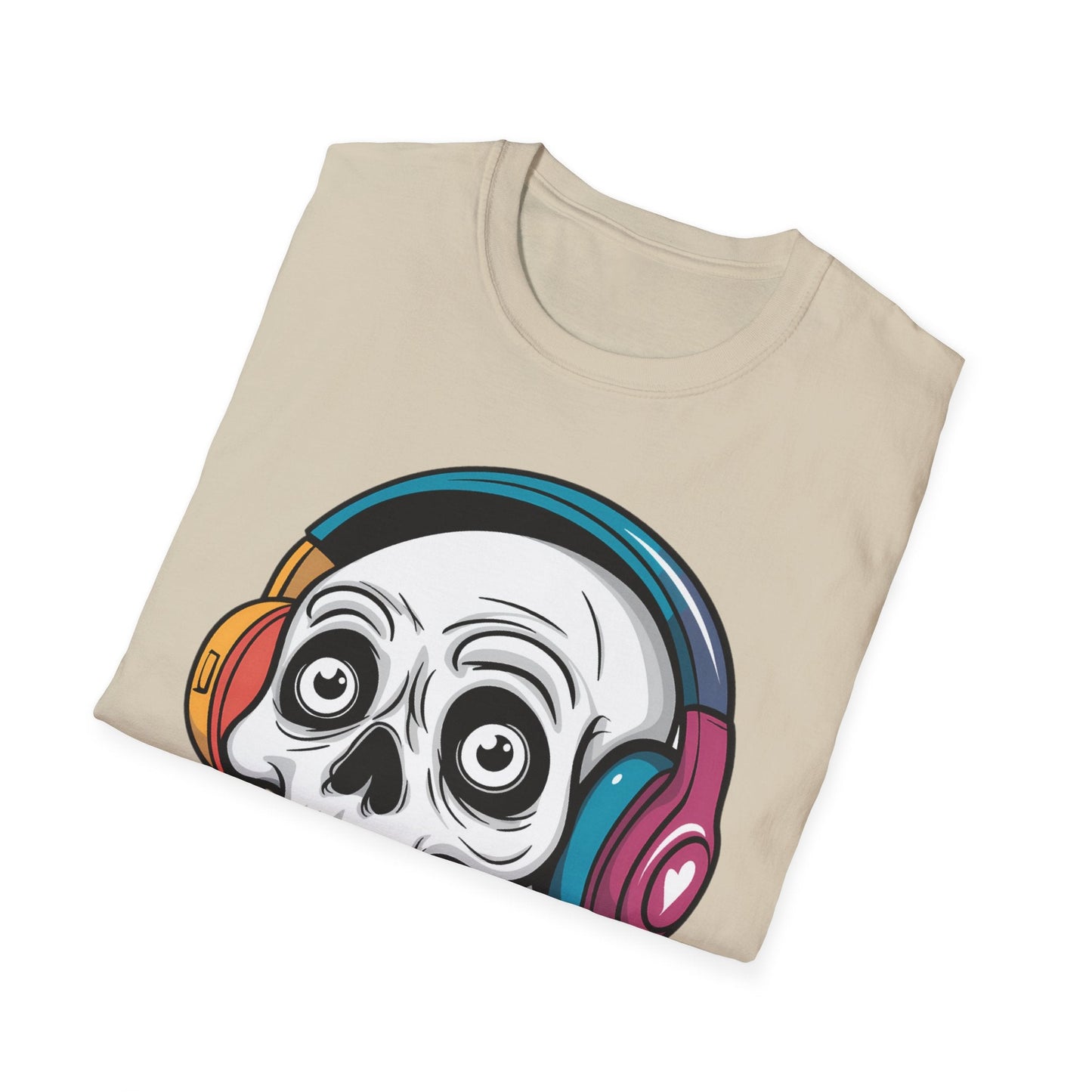 Skull Tee Shirt Unisex Skeleton Shirt With Skull Artwork Gildan Softstyle Cotton Tee