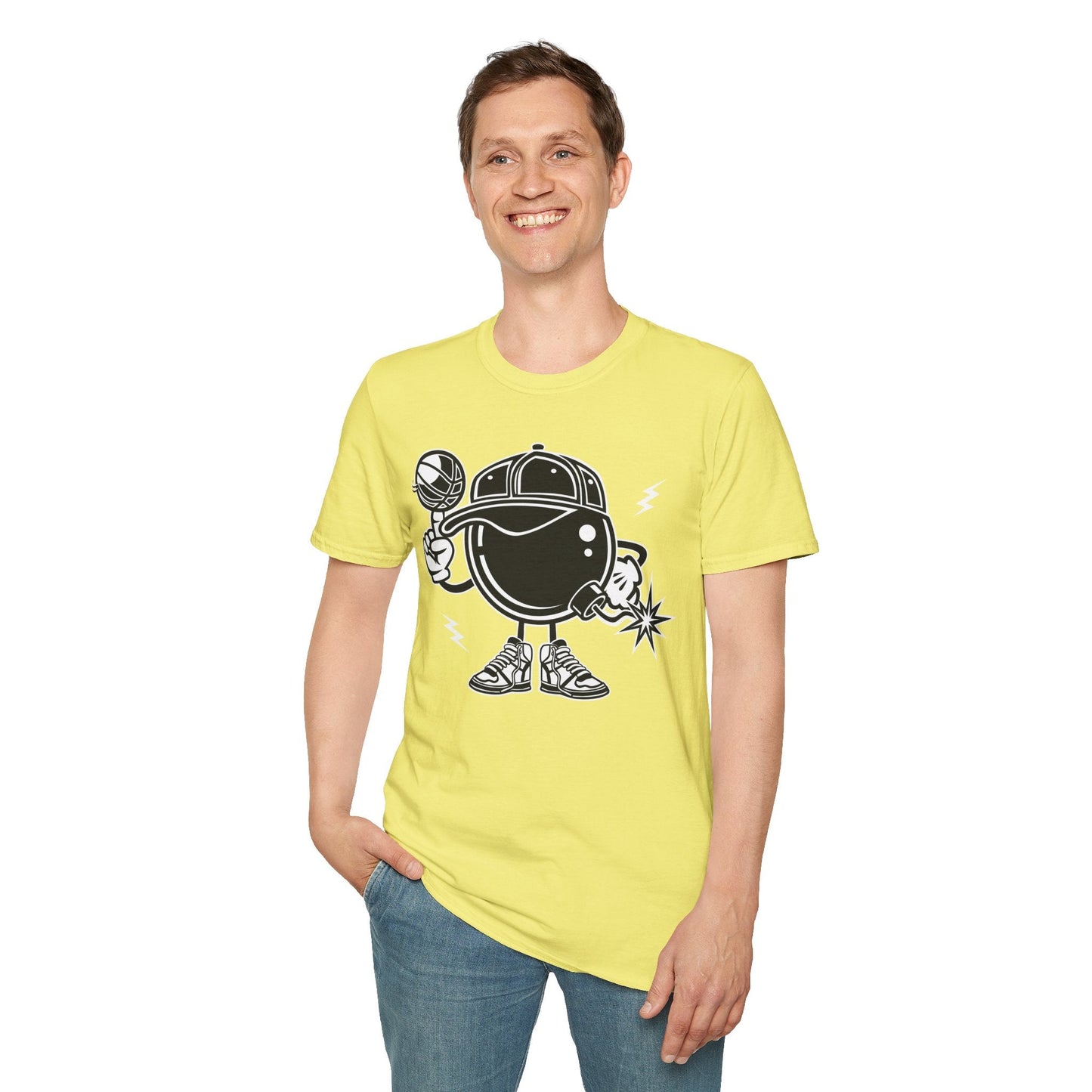 Cartoon Animation T Shirt Unisex Funny Tee Gildan Softstyle 100 Percent Cotton Comfort