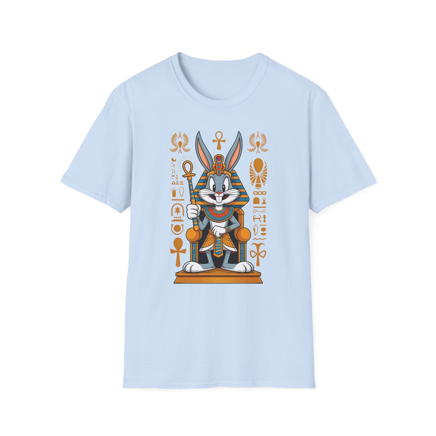 Bugs Bunny T Shirt Unisex Softstyle 64000 Cartoon Animation Tee Ring Spun Cotton