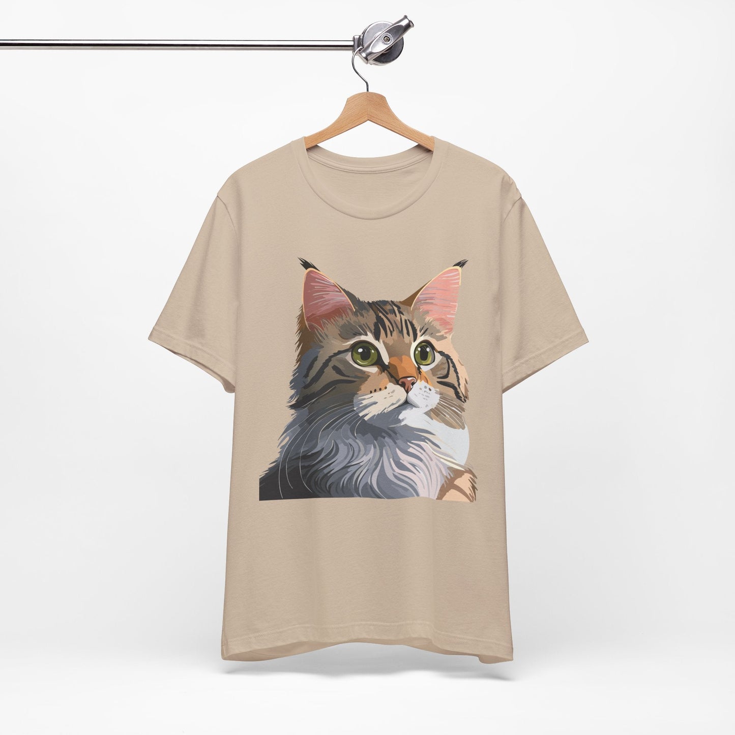 Unisex Animal Shirt Art Design Tee With Wild Animals Short Sleeve Comfort Wear Everyday