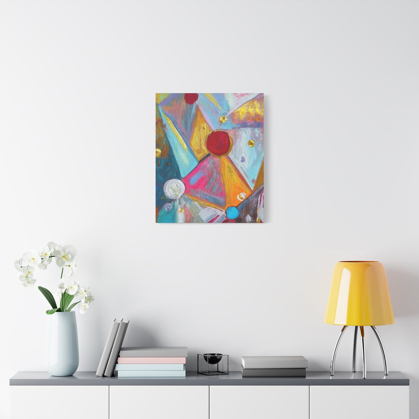 Abstract Oil Painting Print Canvas 20x24,20x30,24x30 24x32,24x36,30x40 32x48,36x48,40x60 Pine-Wood Inner Frame ABS-173