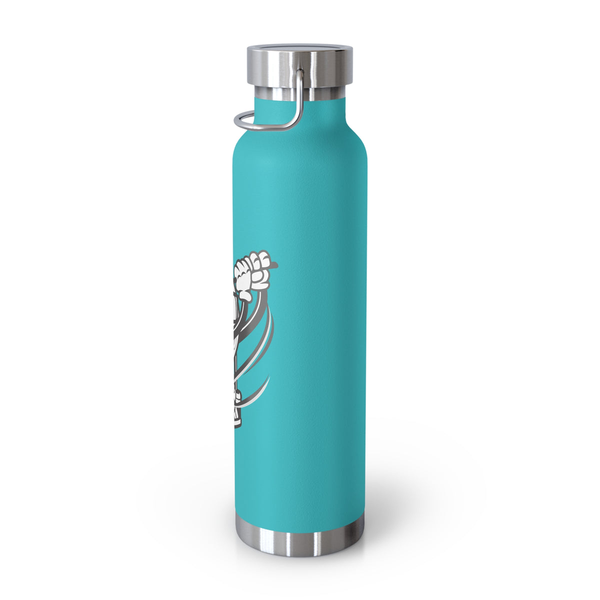 22oz Copper Insulated Water Bottle with Cartoon Design - CV87