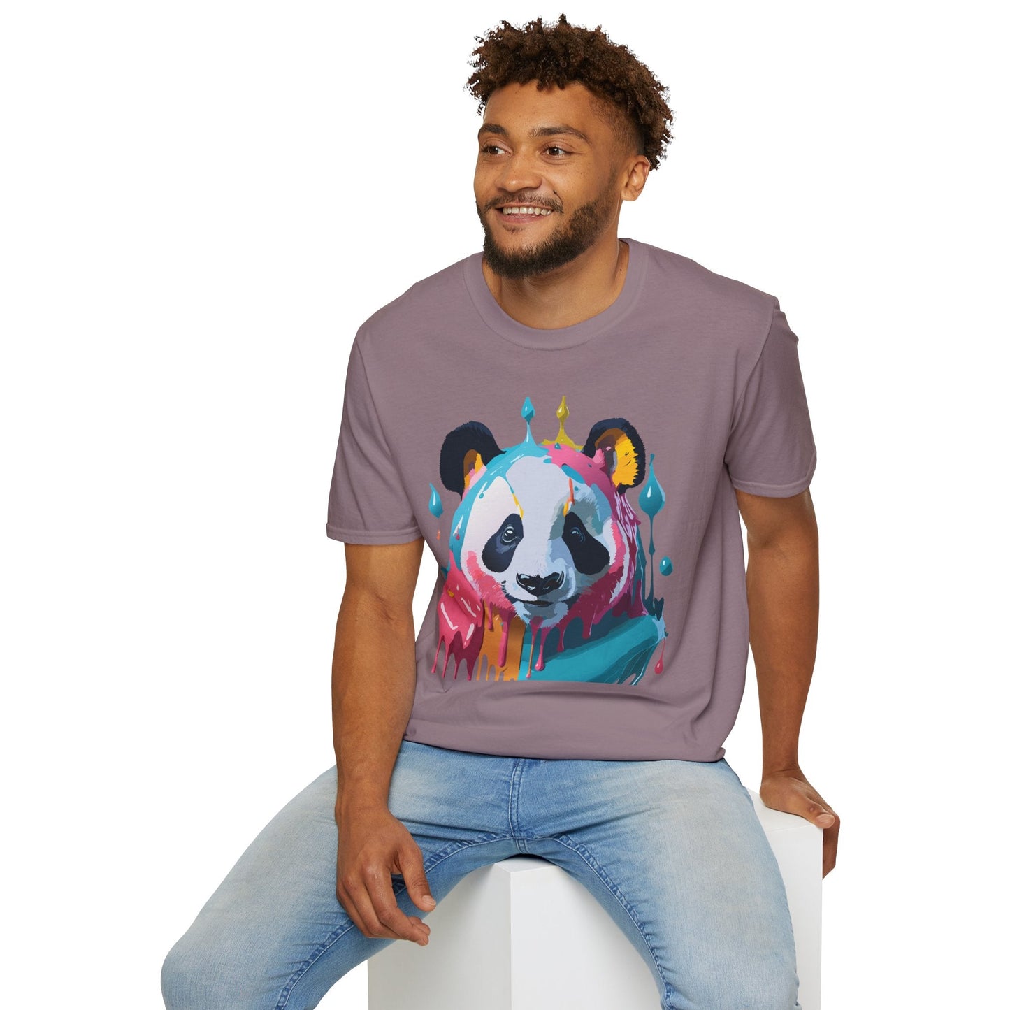 Panda Shirt Unisex T Shirt Panda Lover Gift Gildan Softstyle Tee 100 Percent Cotton