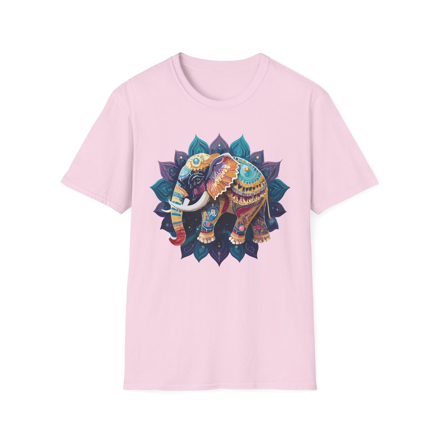 Elephant T Shirt Unisex Softstyle Cotton Tee Gildan 64000 Comfortable Everyday Wear