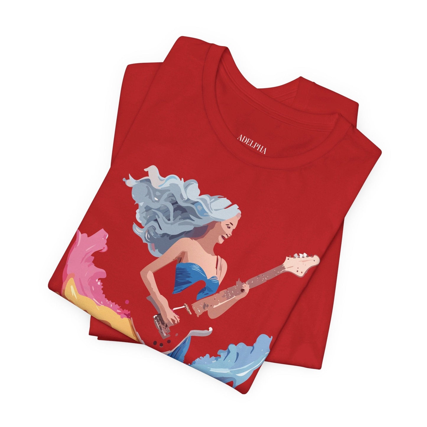 Adelpha Music T Shirt Graphic Tee Unisex Short Sleeve Vintage Inspired Artwork Casual Wear