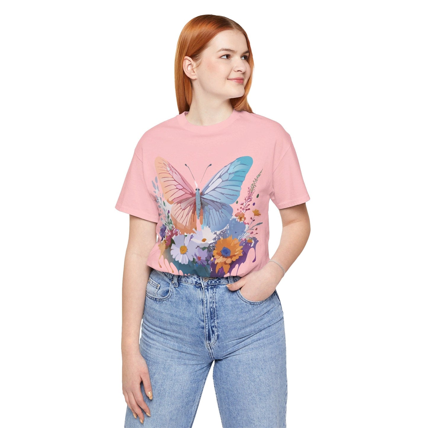 Butterfly Graphic T Shirt Unisex Adelpha Artwork Tee Vintage Style