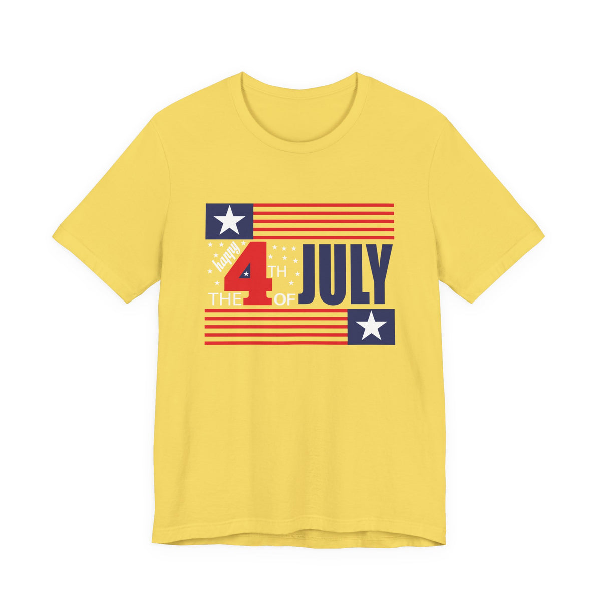 4th of July Flag Graphic T-Shirt Independence Day Stars Stripes Unisex Cotton 014