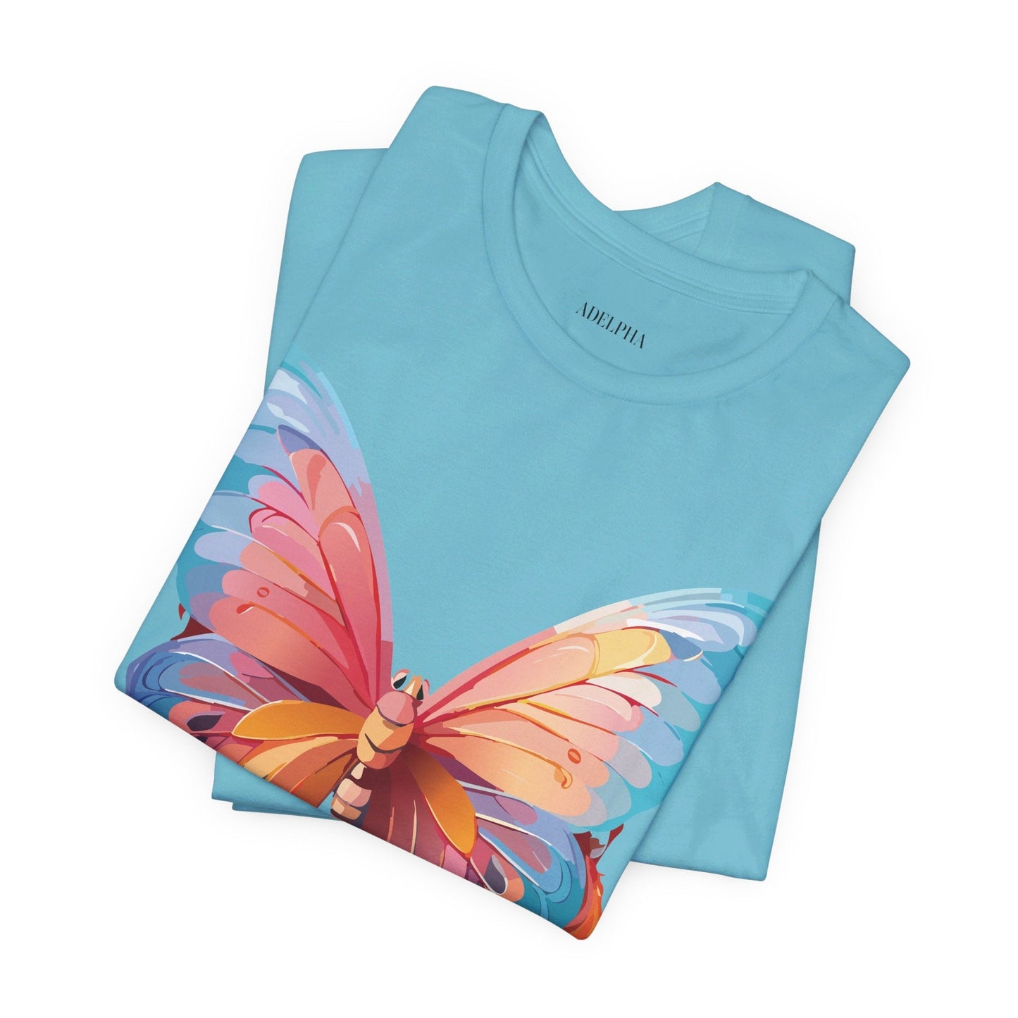 Butterfly Graphic Tee By Adelpha Unisex Short Sleeve Jersey Shirt