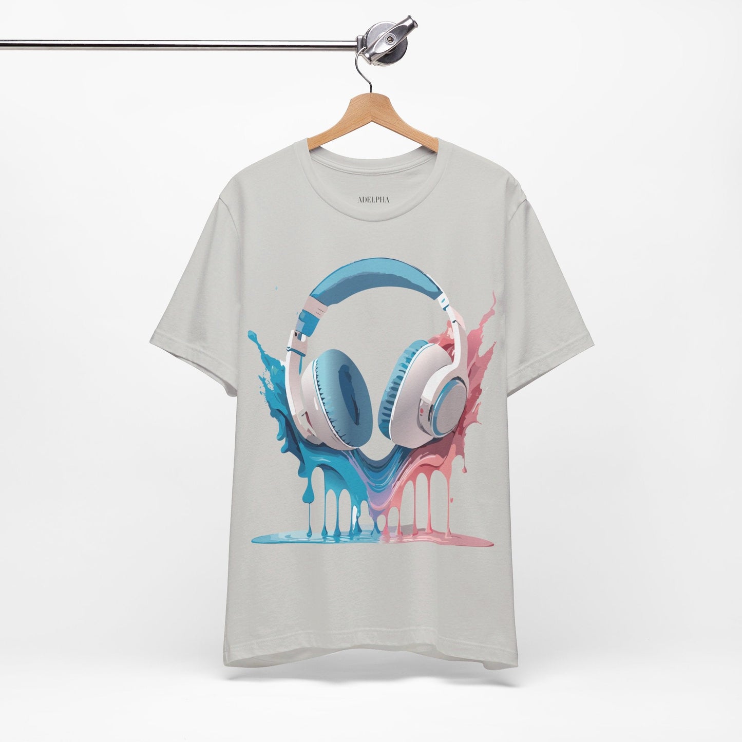 Music Graphic Unisex 100 Cotton Vintage Art with Musical Elements Tee 92
