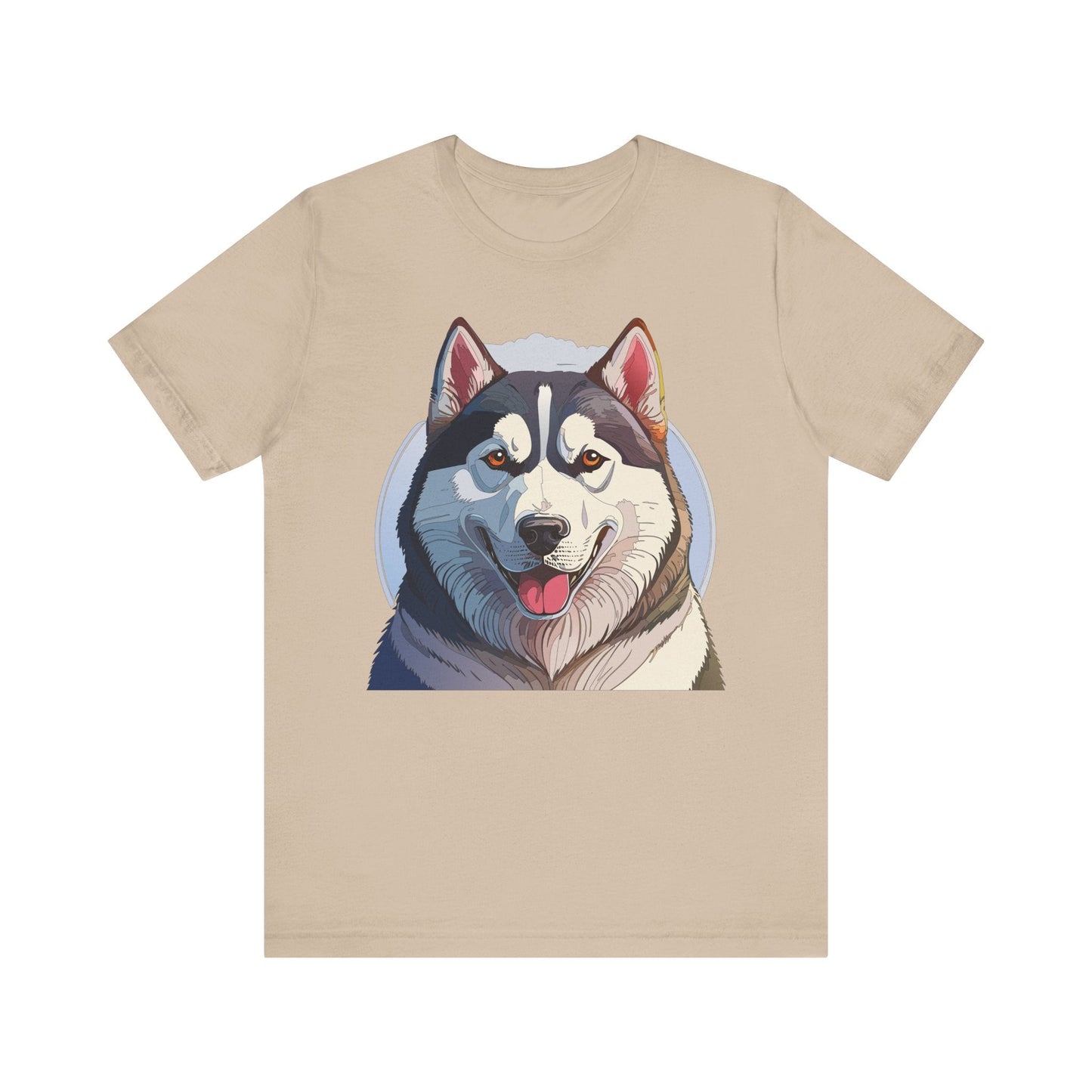 Unisex Animal Shirt Art Design Tee With Wild Animals Graphic Print Short Sleeve Style