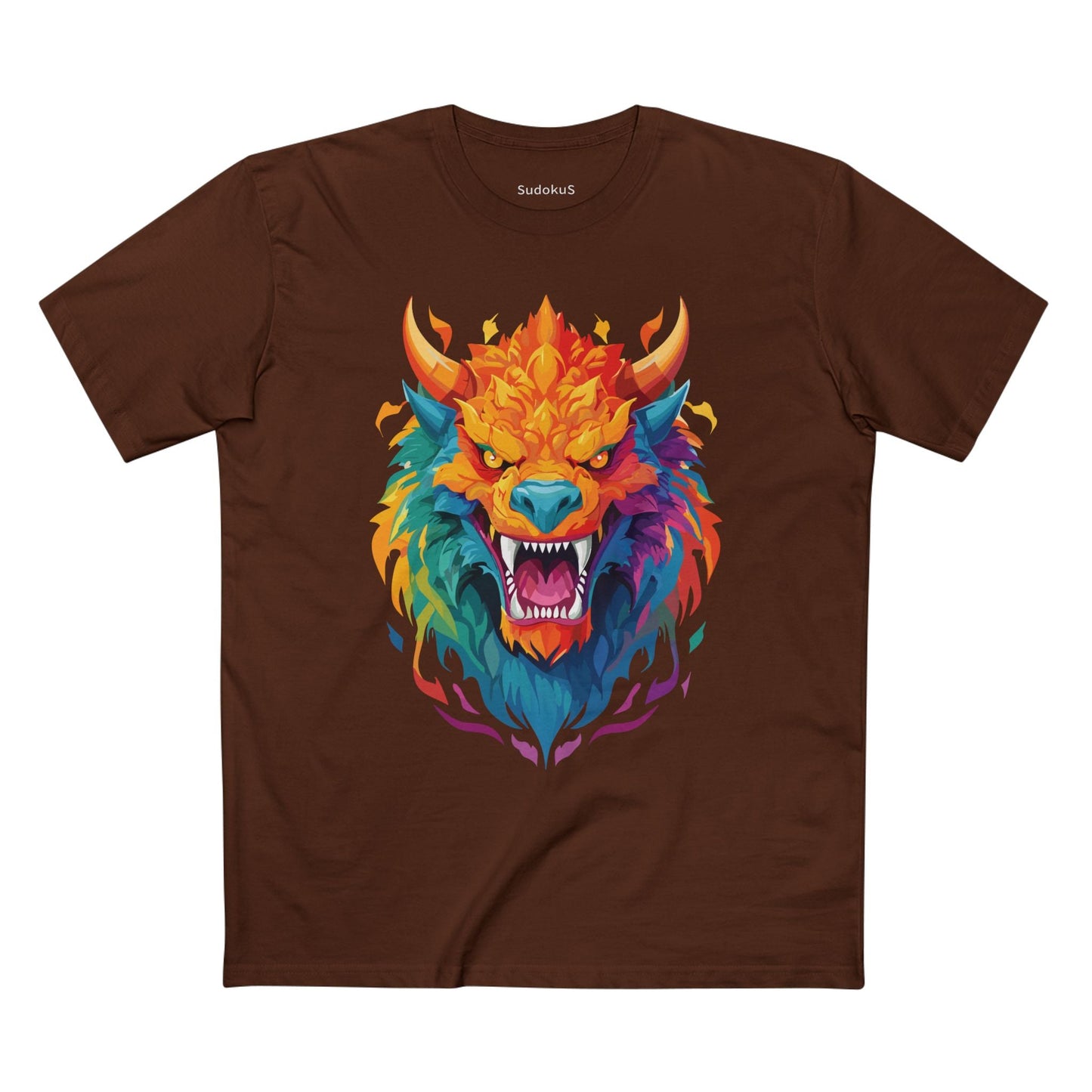 Cartoon Monsters Graphic Unisex 100 Cotton Staple Tee 14