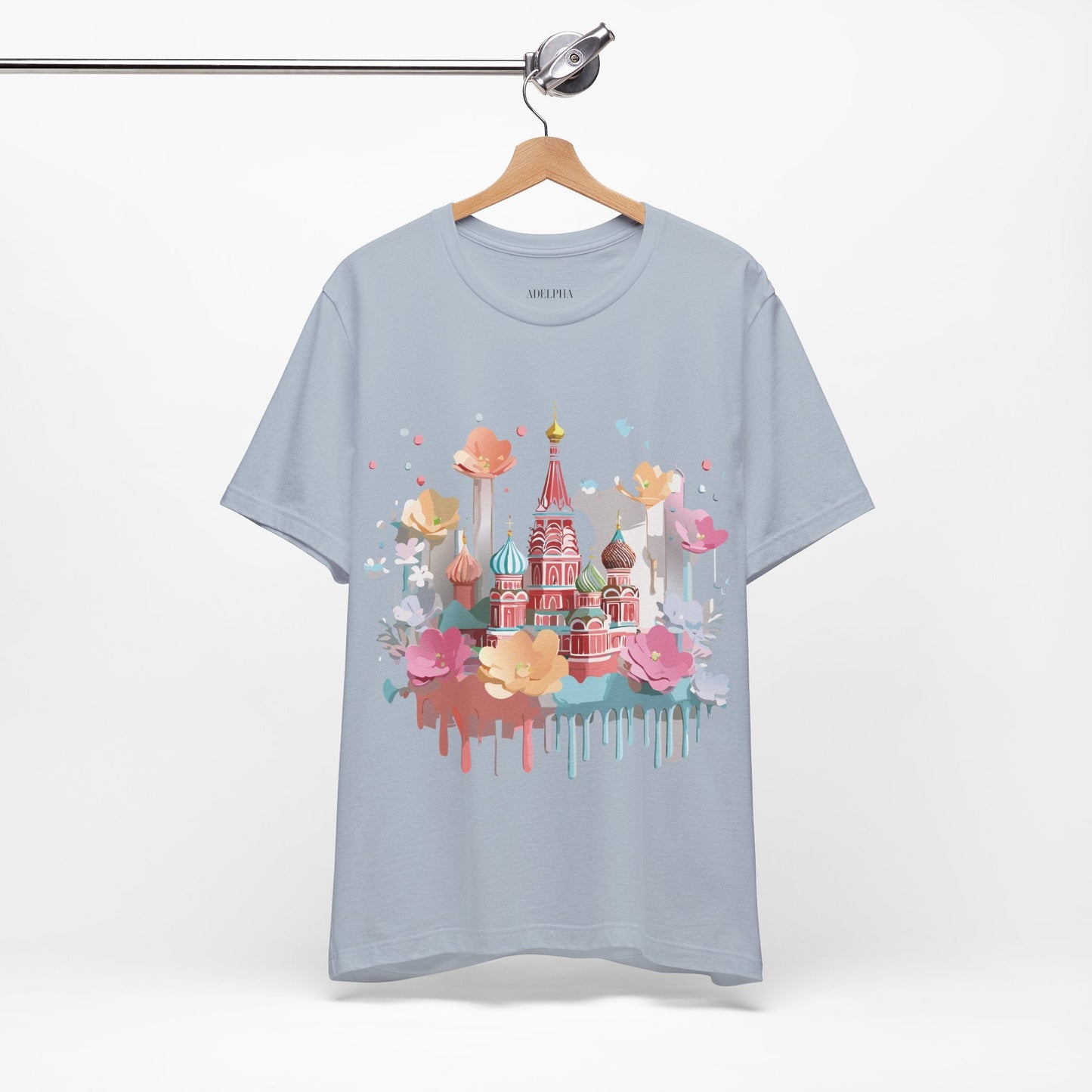 Unisex Graphic Tee From Adelpha Moscow Themed Tourist Shirt Vintage Inspired Art