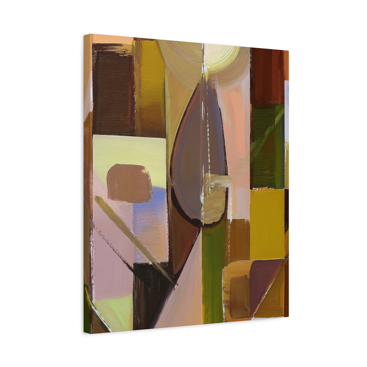 Abstract Geometric Painting Print Canvas 20x24,20x30,24x30 24x32,24x36,30x40 32x48,36x48,40x60 Pine-Wood Inner Frame ABS-55