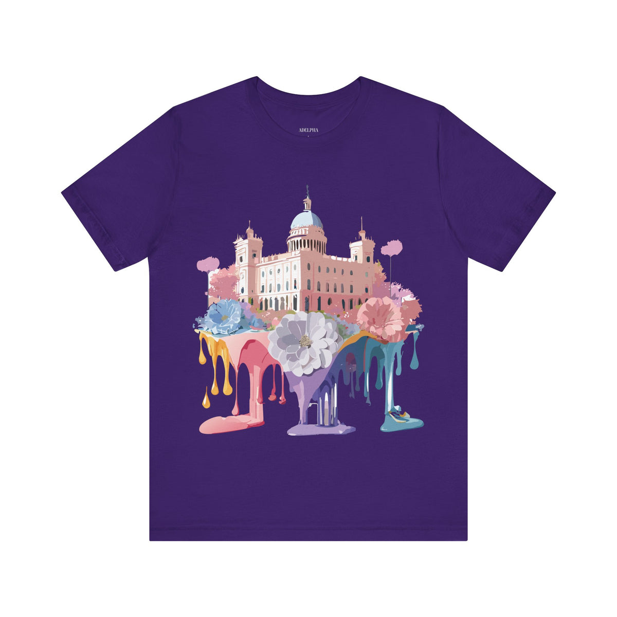Graphic Unisex Cotton Bella+Canvas Tee Shirt with Madrid