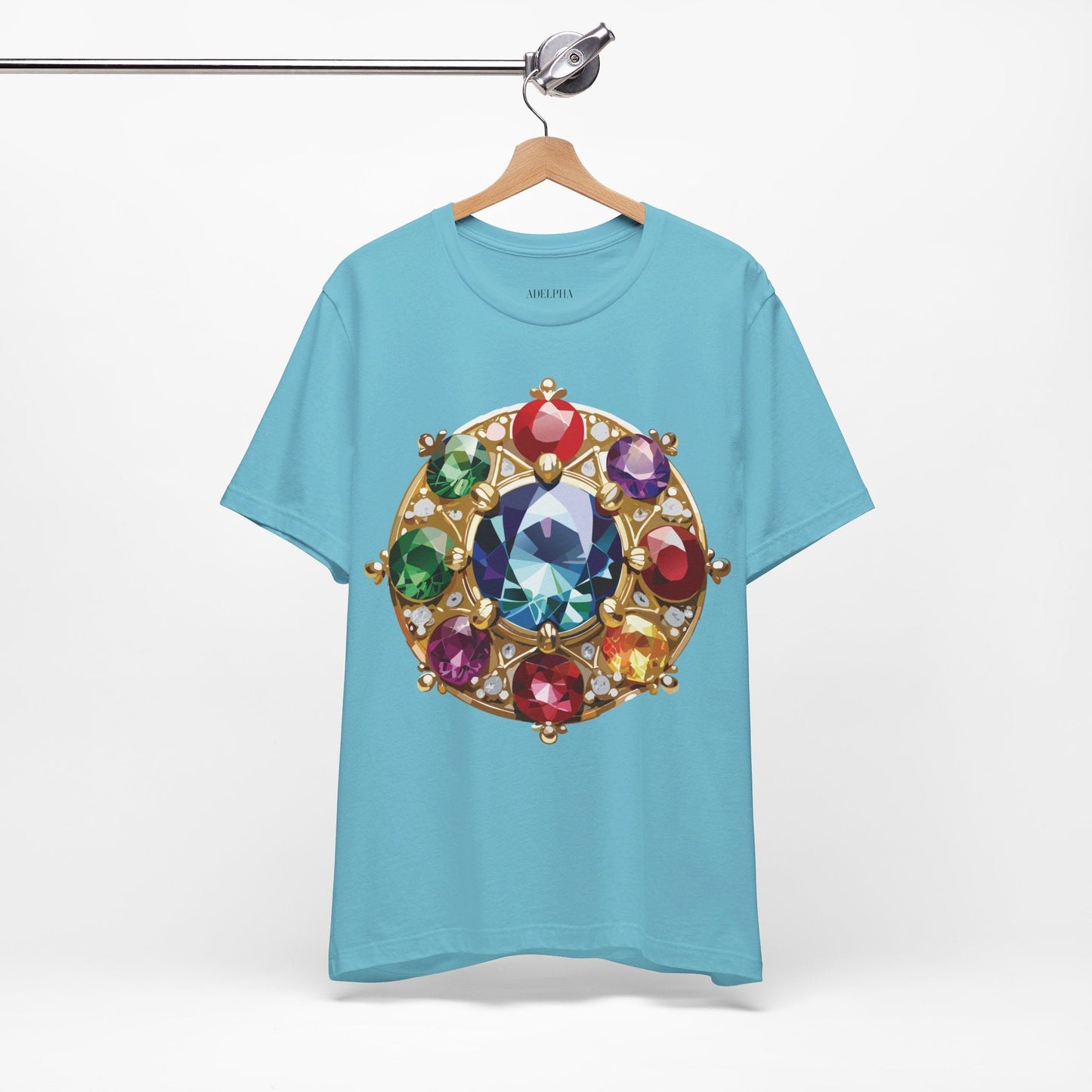 Jewelry Graphic Unisex 100 Cotton Vintage Treasure Art T-Shirt 40