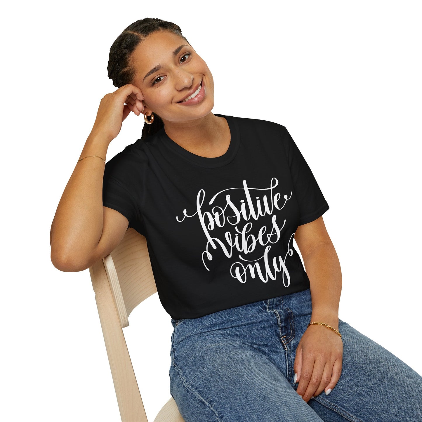 Positive Slogan T Shirts With Positive Words Unisex Short Sleeve Tee Gildan Softstyle 64000 Ring Spun Cotton