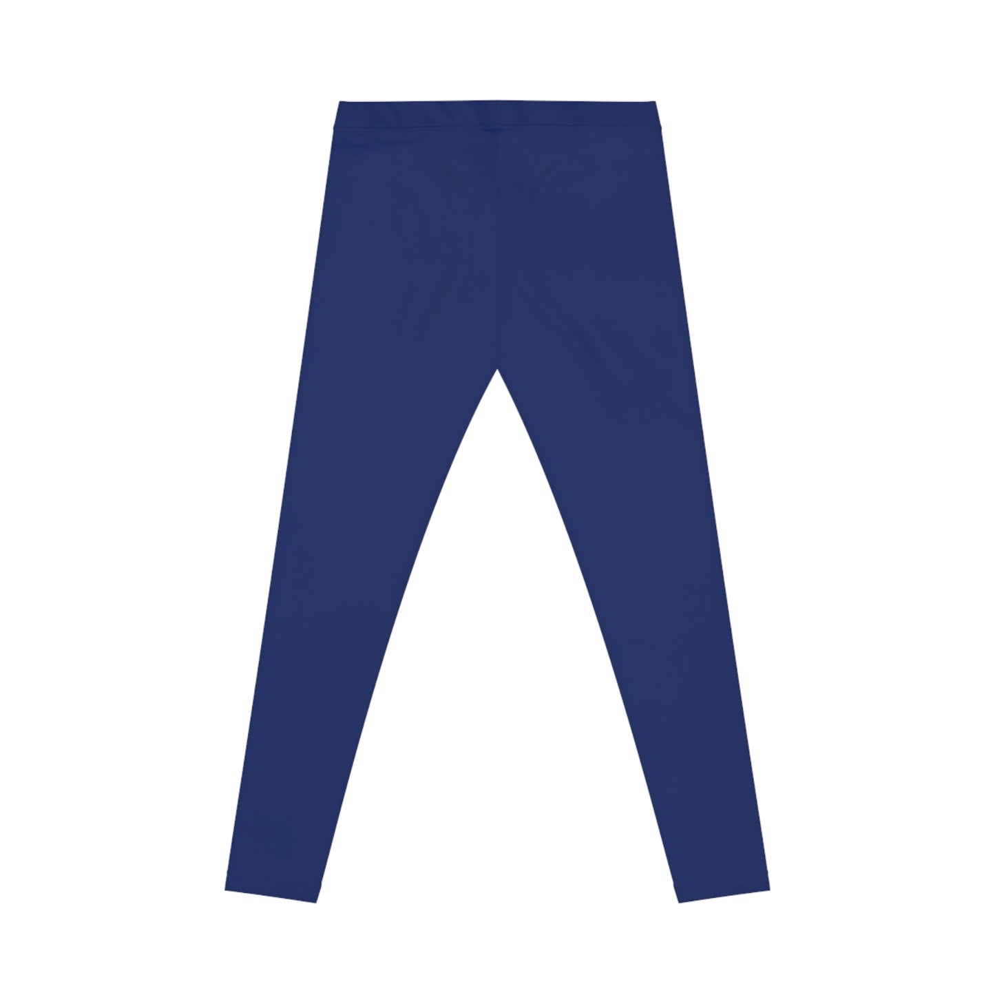 Imperial Blue Color Women's Poly-Span Casual Leggings XS-2XL