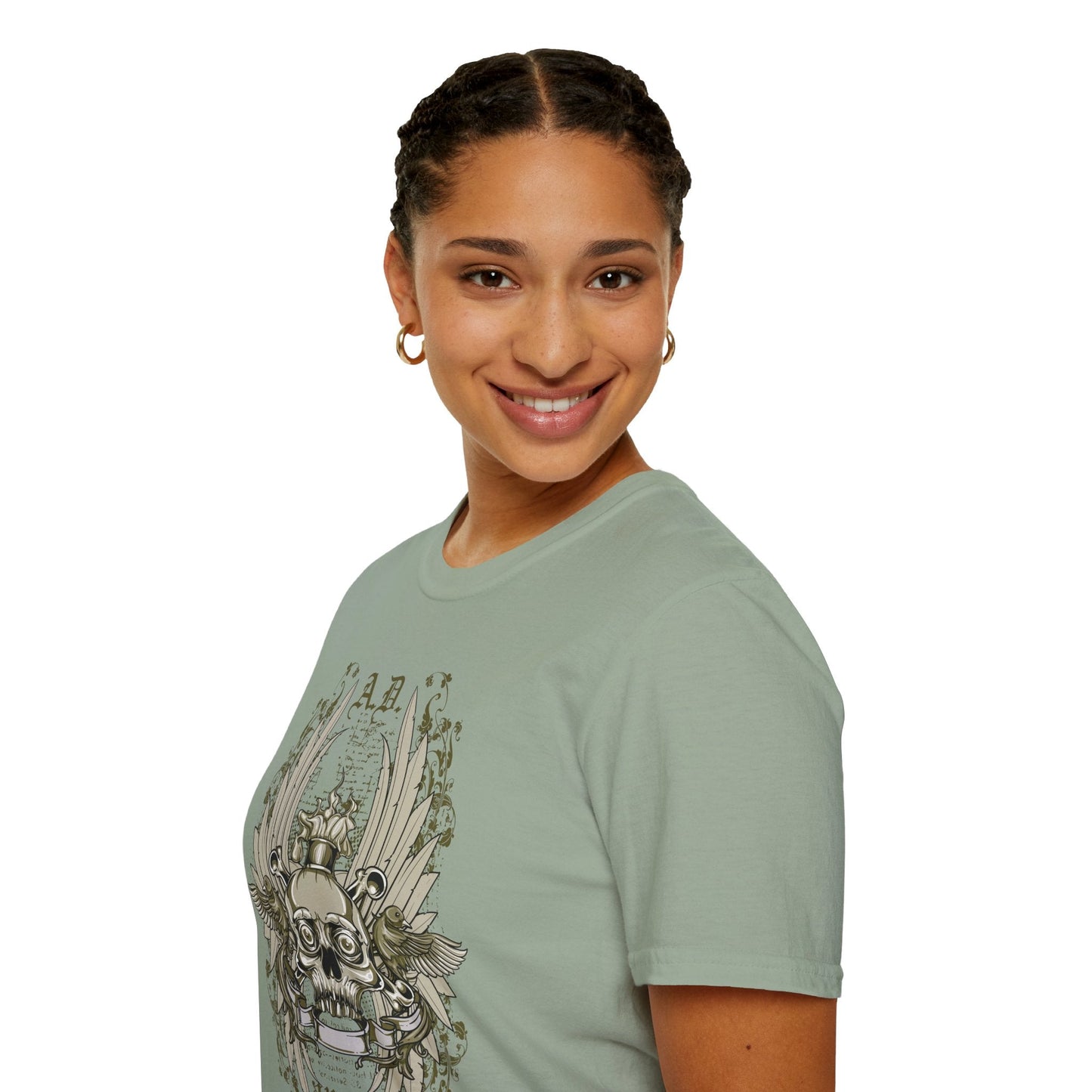 Unisex Art Design T Shirt With Graphic Artwork Softstyle Gildan 64000 Tee Premium Cotton
