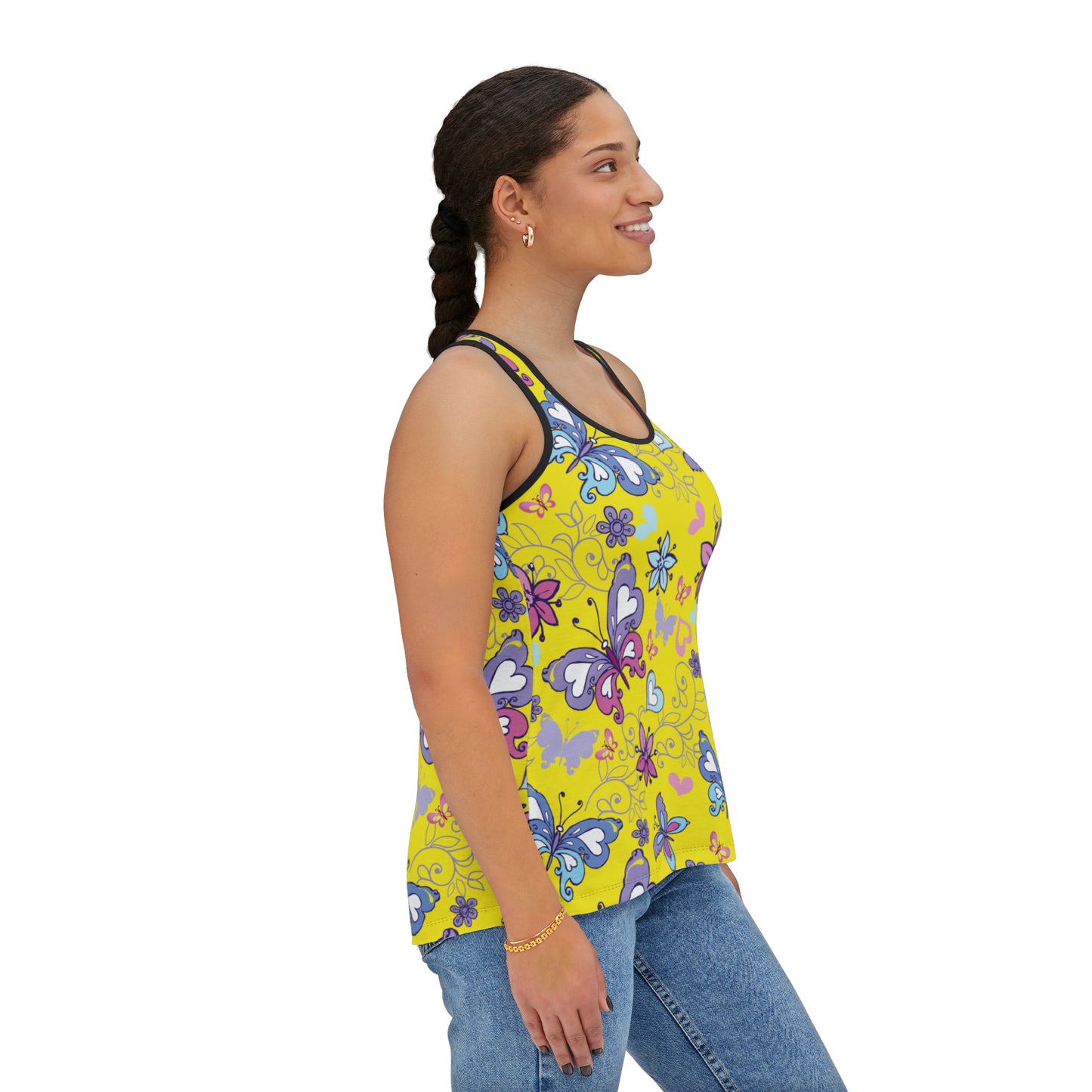 Summer Tank Top with floral prints