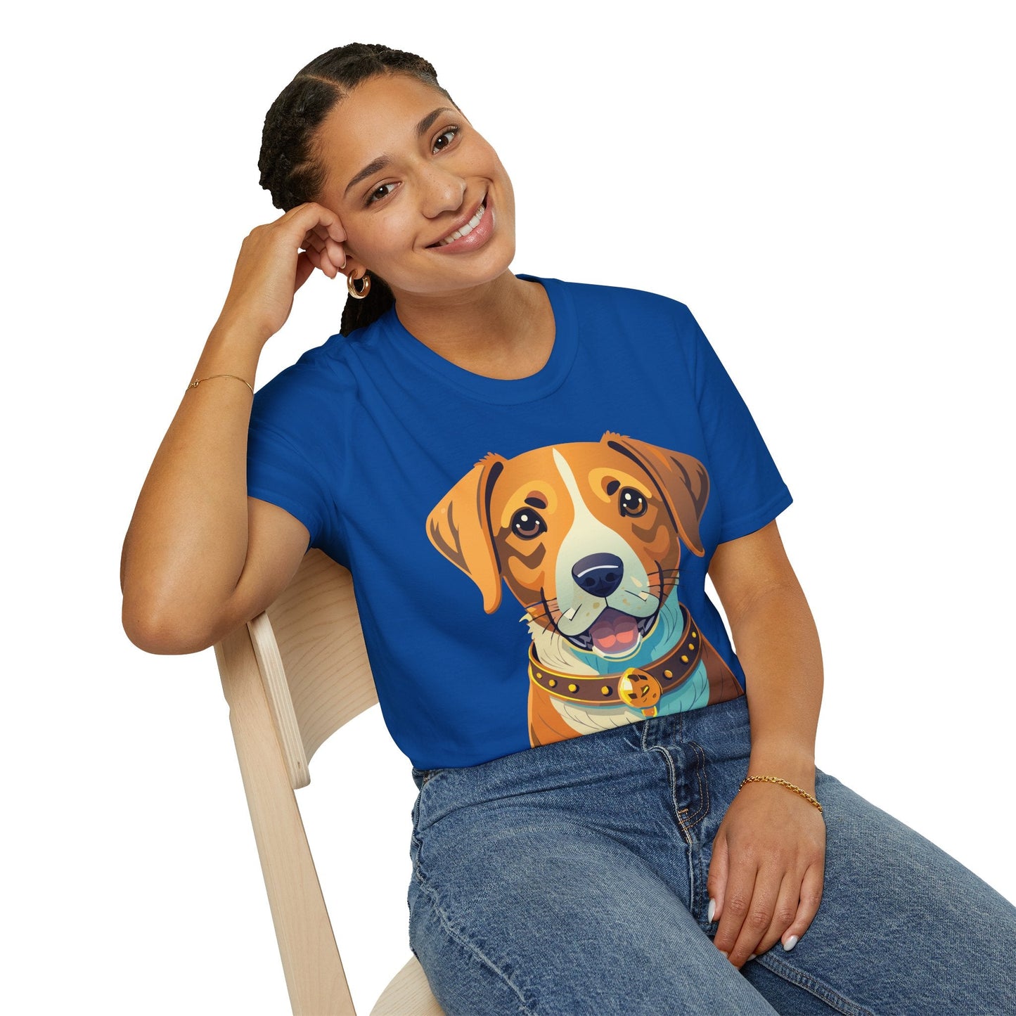 Dog Shirt Unisex Animal Tee Gildan Softstyle 64000 Cotton Tee